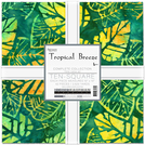 Pattern Artisan Batiks: Tropical Breeze by Lunn Studios - Complete Collection Ten Square 